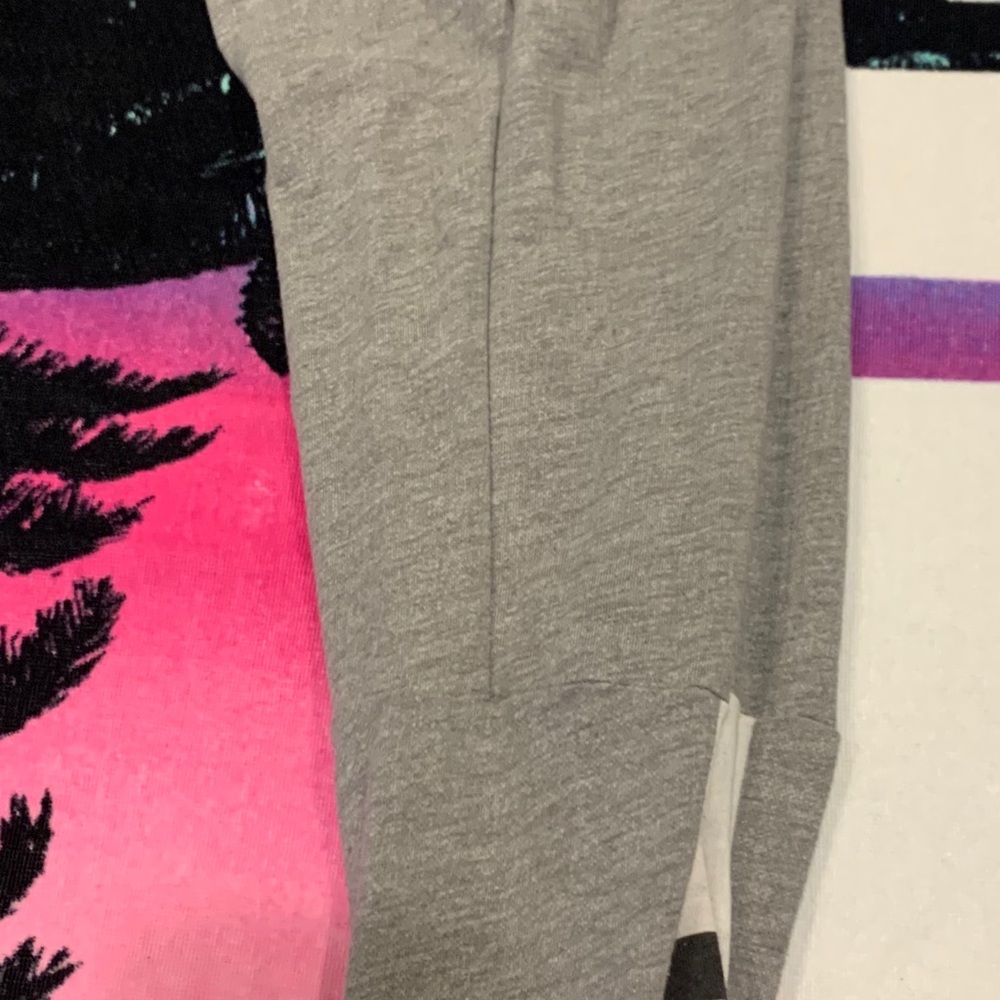 Pink Victoria’s Secret Gray Joggers w/ Tue Waist - Picture 7 of 9
